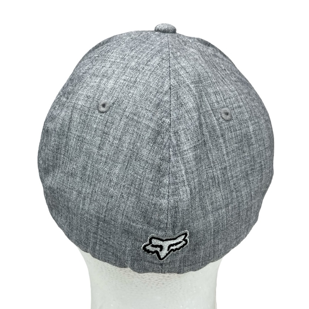 Fox Racing Flexfit Hat Gray‎ Black Logo Unisex L/XL Fitted Cap Moto MX - Picture 4 of 8